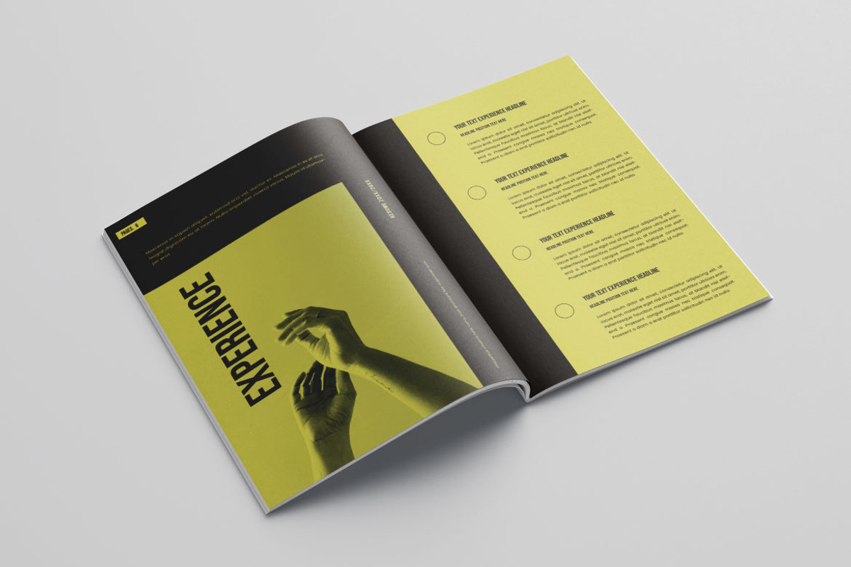 Resume Portfolio Vol.6, a Resume Template by Bewalrus Studio (Photo 5 of 10)