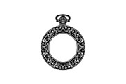Vintage Pocket Watch SVG Bundle, an Illustration by yasushie (Thumbnail 18 of 31)