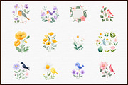 Birth Month Flowers & Birds Procreat, an Illustration by Sublimation Artist (Thumbnail 3 of 6)