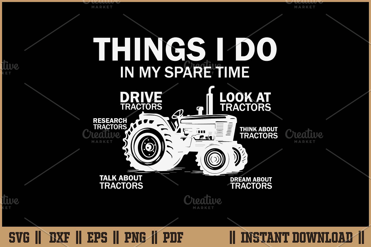 Things I Do In My Spare Time Farmer, an Illustration by Handy Arts Studio (Photo 1 of 3)