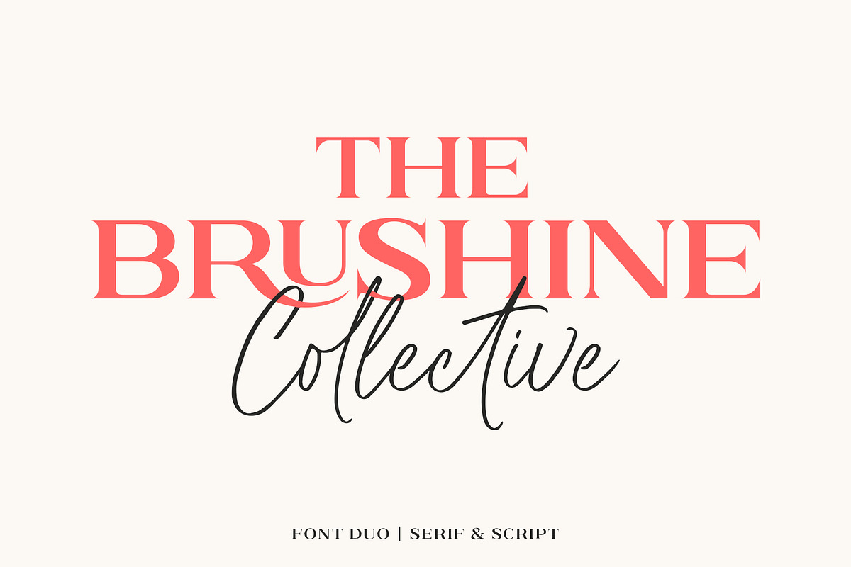 Brushine Collective Font, a Serif Font by trustha (Photo 15 of 15)
