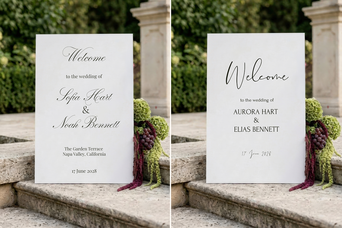 24x36 Wedding Welcome Sign Mockup, an Advertising Mockup by Serenefeeling (Photo 2 of 7)