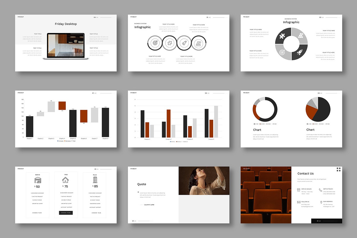 Friday– Interior Design Powerpoint, a Presentation Template by Dens Creative Studio (Photo 5 of 6)