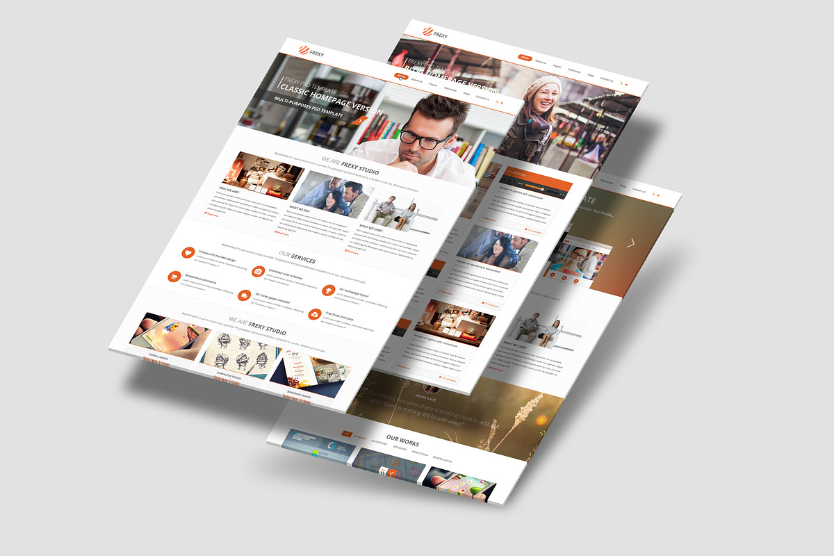 A4 Paper MockUps, a Print Template by RgraphicsDesign (Photo 2 of 5)