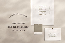 To Live and Write - Handwritten Font