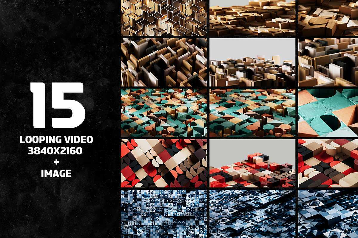 WOOPAT – 3D Motion Backgrounds, a Texture Graphic by Mio Buono (Photo 5 of 8)