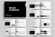 Brand Guideline Template Landscape, a Brochure Template by E-Type (Thumbnail 1 of 8)