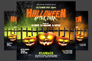 Halloween Flyer Template, a Flyer Template by Hotpin (Thumbnail 1 of 2)