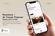 AI Travel Planner Mobile App, an UI Kit Template by Pitchlook.Studio (Thumbnail 1 of 4)