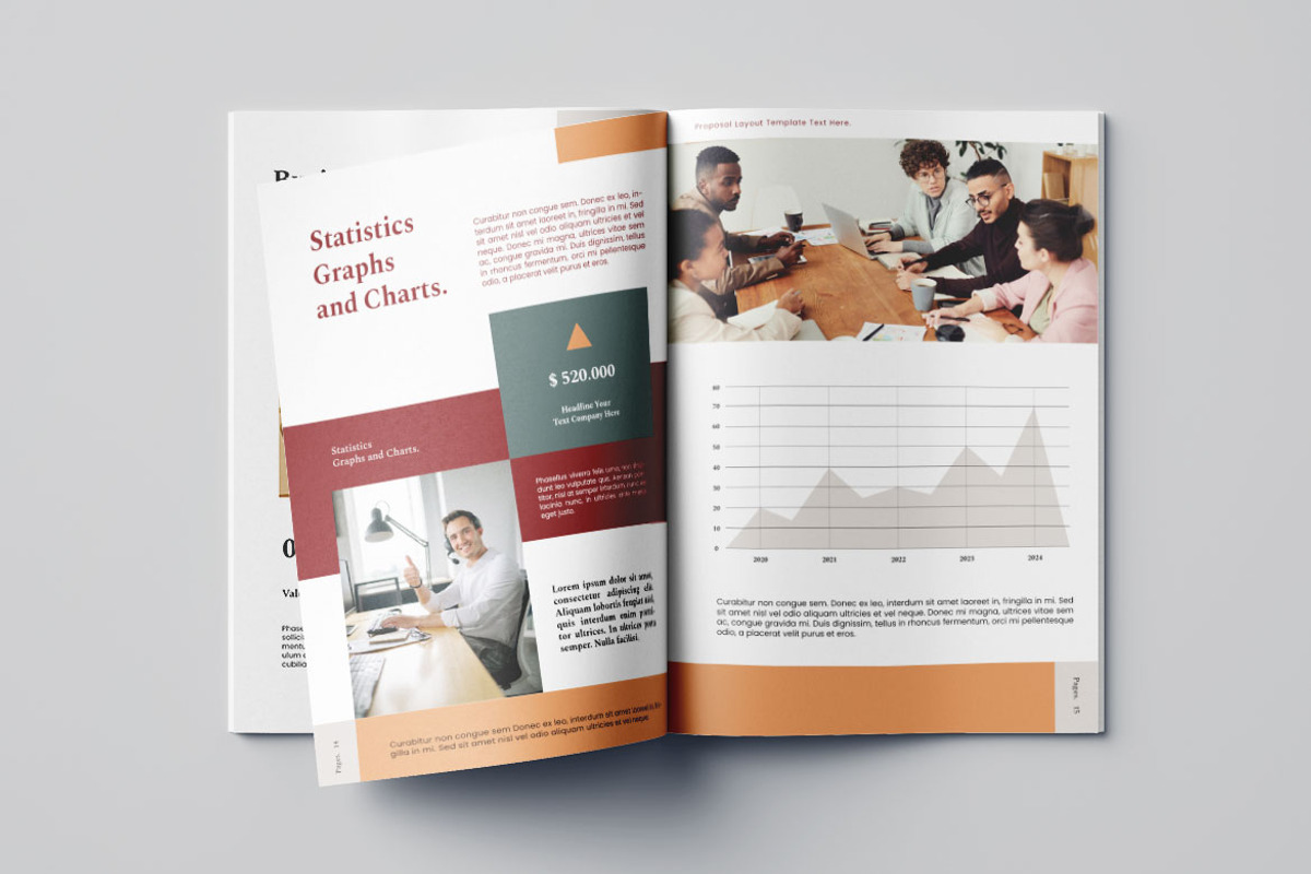 Annual Report Vol.58, a Brochure Template by Bewalrus Studio (Photo 11 of 11)