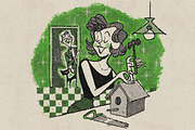 DupliTone Halftone Brushes Procreate, a Brush Add-On by RetroSupply Co. (Thumbnail 17 of 17)