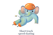 Olympic Games, animal sportsmen, an Animal Illustration by fiolika (Thumbnail 13 of 14)