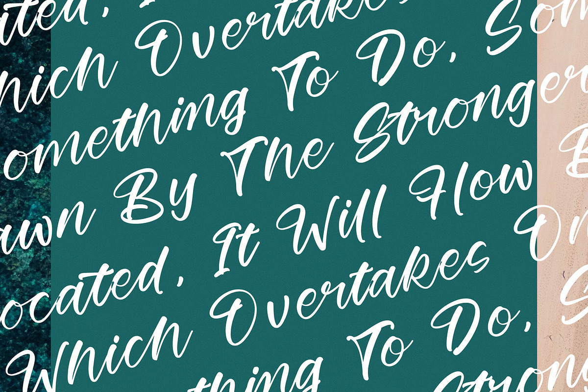 Globals Simple Bold Calligraphy Font, a Script Font by stylishtype.co (Photo 10 of 20)