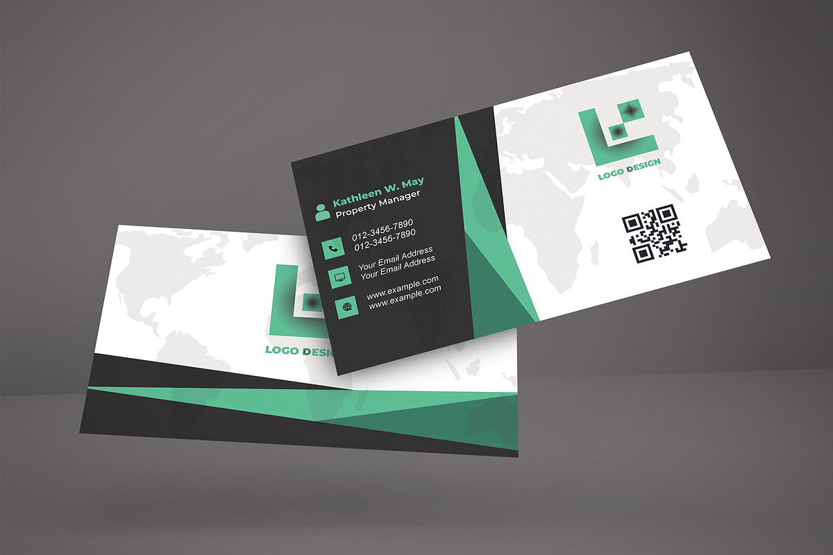 Real Estate Agent Card PSD preview 3