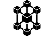 Blockchain and network illustrations, a Technology Illustration by balal (Thumbnail 4 of 13)