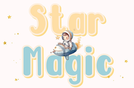 Star Magic - Script Handwritten, a Handwritten Font by Charmingbear59.design