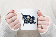 Pirate Clipart - Watercolor, a Graphic by designcity5 (Thumbnail 5 of 5)