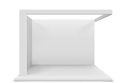 Blank white trade stands, an Object Illustration by majcot (Thumbnail 6 of 6)