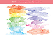 Vector Watercolor Brush Set, a Brushes & More by AndrewPixel (Thumbnail 2 of 5)