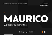 Maurico - Elegant Sans, a Sans Serif Font by Novitype (Thumbnail 1 of 14)