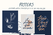 Seashells vector illustrations frame, an Object Graphic by Yuliya Derbisheva (Thumbnail 9 of 13)