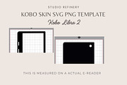 Kobo Libra 2 Skin PNG SVG, an Object Graphic by STUDIO REFINERY (Thumbnail 2 of 5)