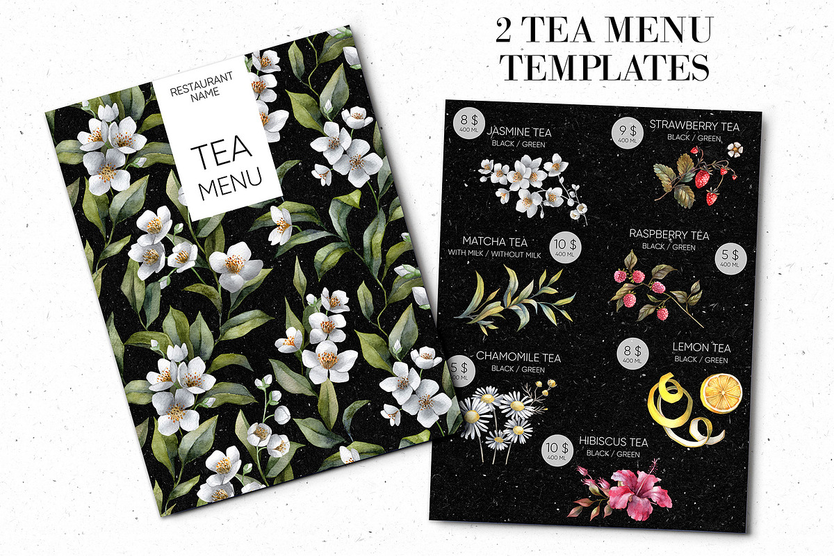 HERBAL TEA. Watercolor illustrations, a Decorative Illustration by Anastasia Koba (Photo 10 of 10)