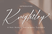 Knightley, a Script Font by PollemSt (Thumbnail 1 of 9)