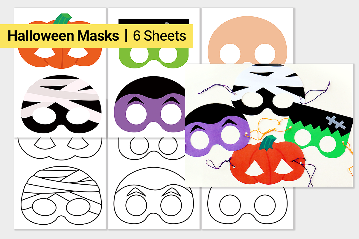 10 Halloween Art Activities for Kids, an Education Illustration by DRAWINART (Photo 2 of 11)