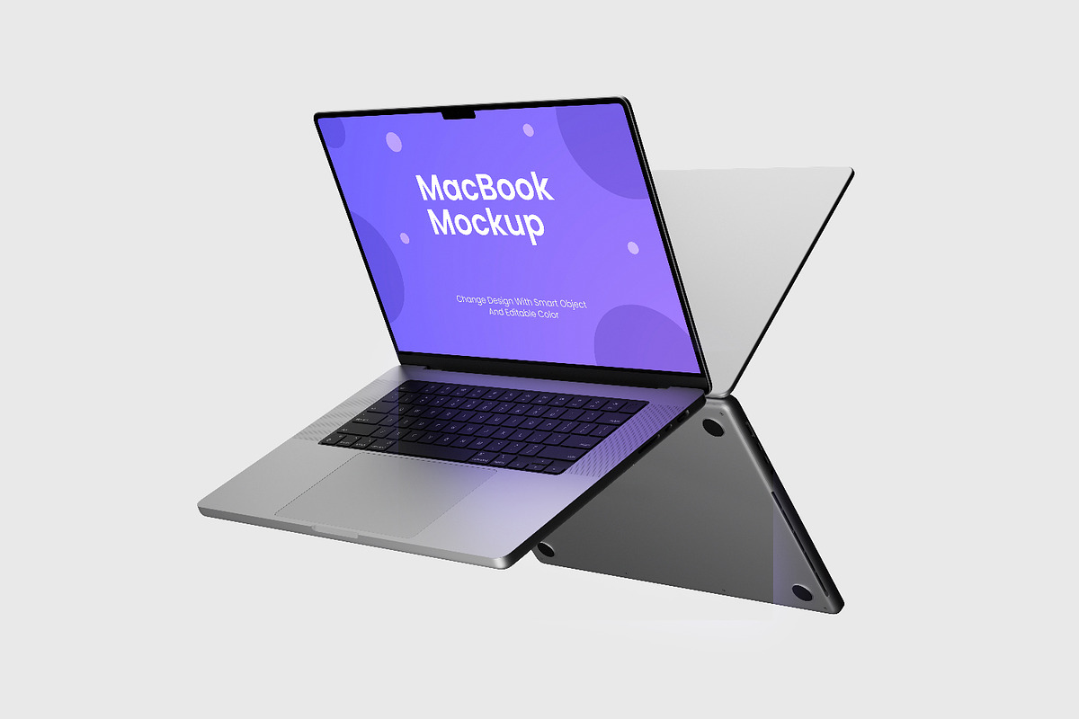 MacBook Mockup – 3 Scene, a Mockup by Alolieli Studio (Photo 3 of 4)
