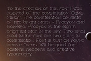 Canis Minor, a Sans Serif Font by Olga Ryzychenko (Thumbnail 3 of 6)