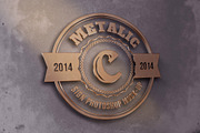 8 Realistic Logo or Text Mock-ups, a Product Mockup by Cruzine (Thumbnail 3 of 9)