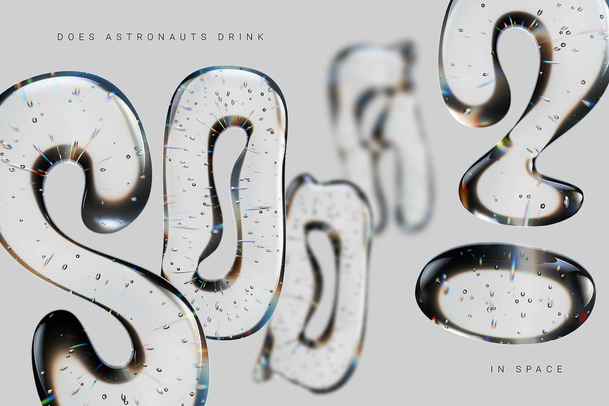Floating Drop - Color Bitmap Font, a Symbol Font by Gleb Guralnyk (Photo 3 of 5)