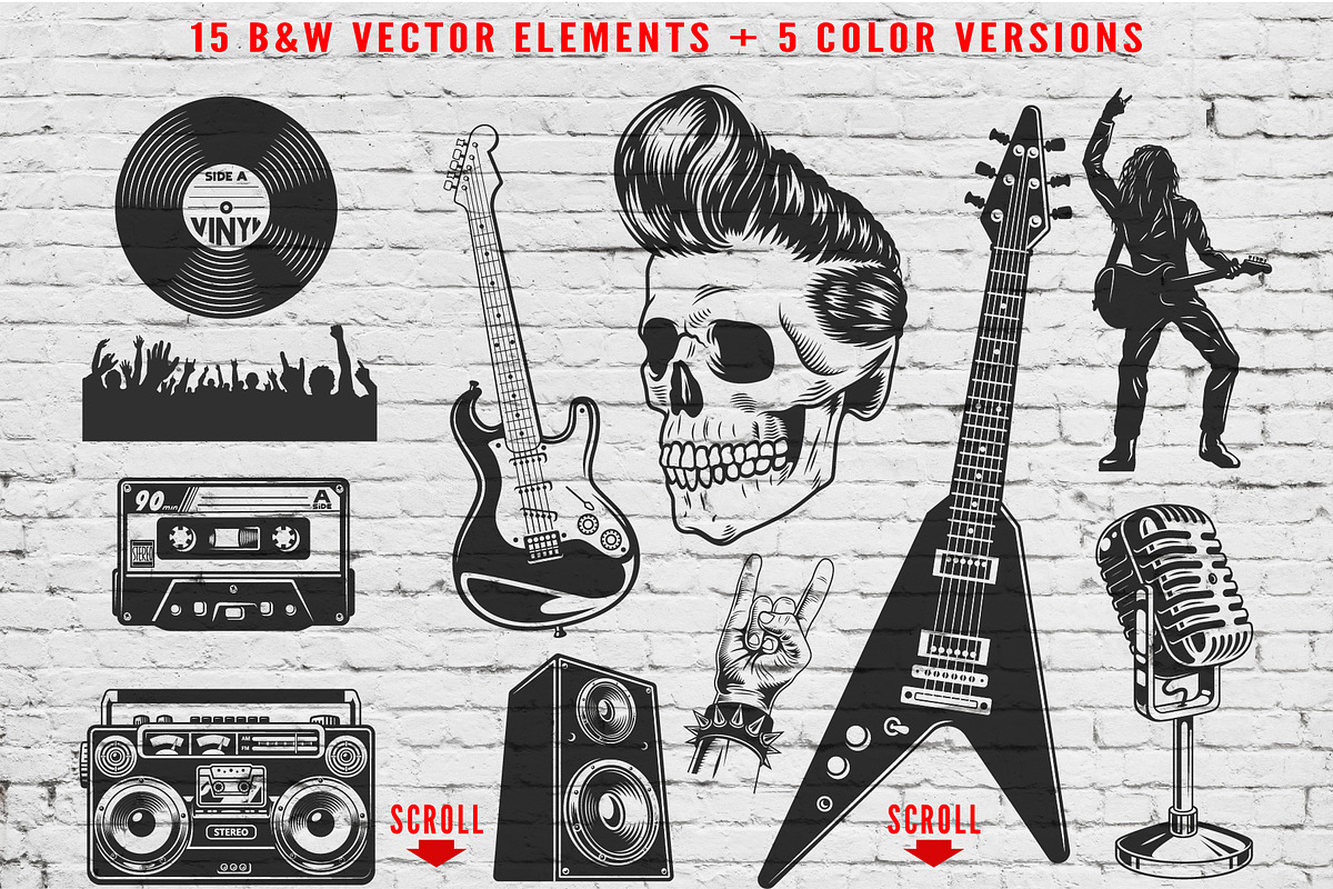 Rock and Roll bundle, a Poster Template by DGIM studio (Photo 4 of 8)