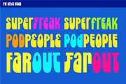 PM Orbit Nostalgic 70s Font, a Sans Serif Font by Paper Moon Graphic Supply (Thumbnail 4 of 7)