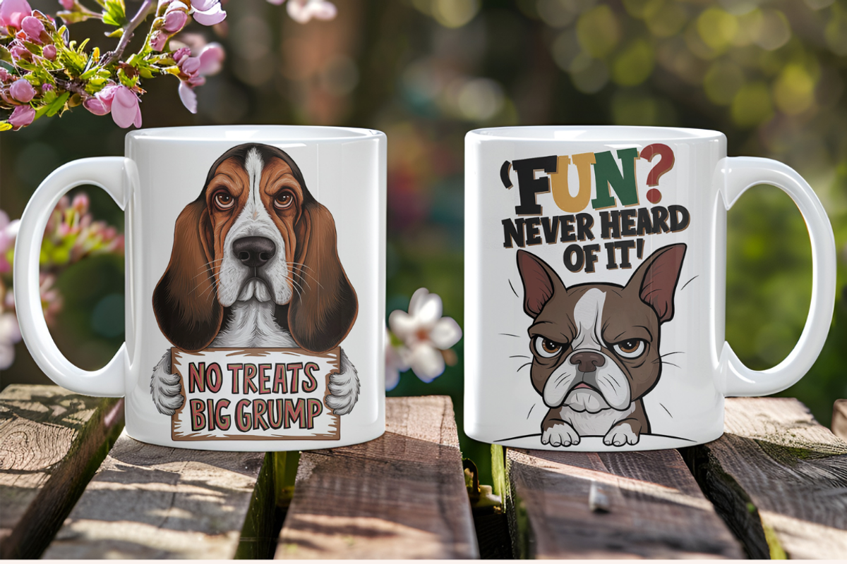 Grumpy Sarcastic Dogs Funny Quotes, an Animal Illustration by PrintHaven Designs (Photo 6 of 10)