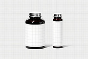 Glass Bottles Mockup, a Product Mockup by zpackcreative (Thumbnail 3 of 4)
