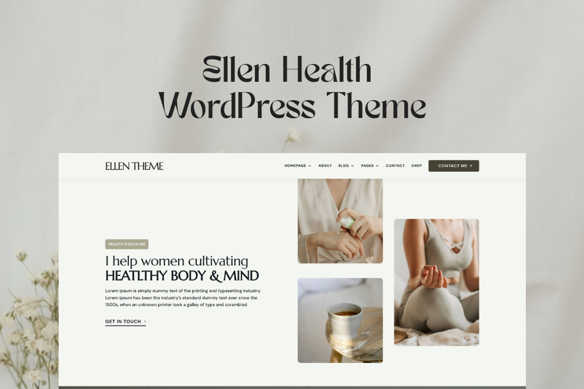 Wellness Ellen WordPress Divi 5, a WordPress Template by Lovely Confetti (Photo 5 of 6)