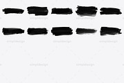 30 Acrylic Stroke Photoshop Brushes, a Brush Add-On by SimplDesign (Thumbnail 3 of 3)