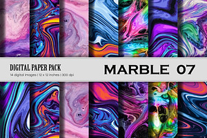 Marble Background 07. Digital Paper., a Texture Graphic by KENO Mascots