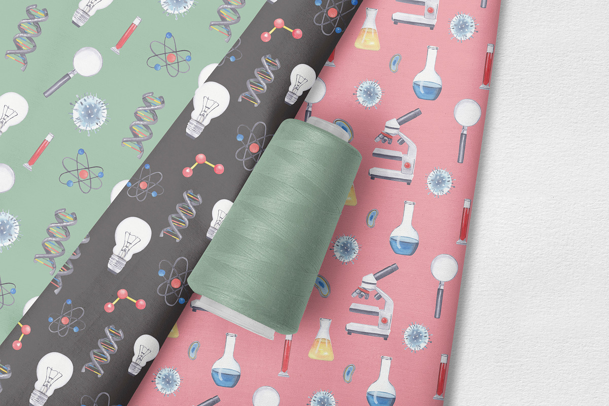 Scientific Lab - clipart & patterns, an Education Illustration by Visual Animal (Photo 4 of 6)