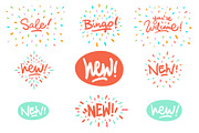 Lettering bundle for your shop!, a Work Illustration by Oster Oleg (Thumbnail 1 of 8)