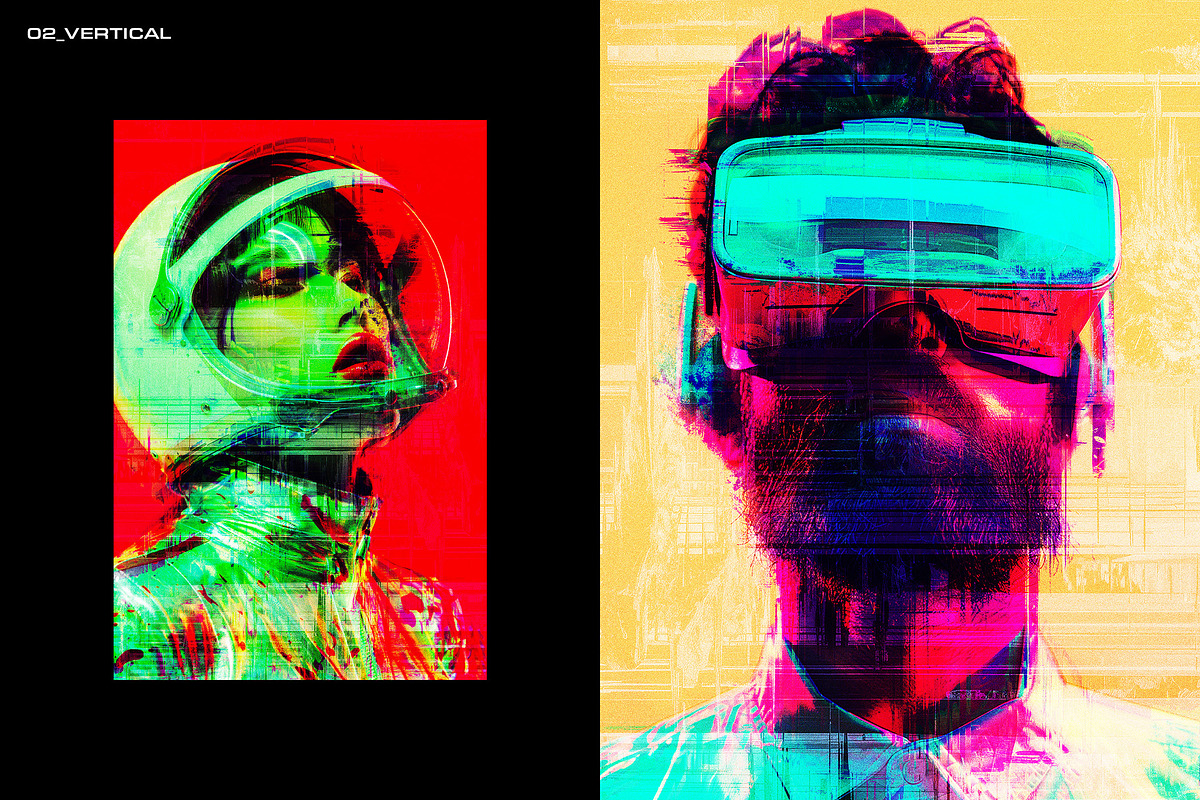 Glitch Distortion Photo Effects, a Layer Style Add-On by pixelbuddha.net (Photo 4 of 14)