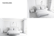 Contemporary King Bedding Mockup Set, a Mockup by creatsy5 (Thumbnail 2 of 6)