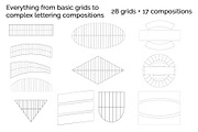 Lettering Grid Layout Procreate Pack, a Brush Add-On by ZenLettering (Thumbnail 2 of 7)