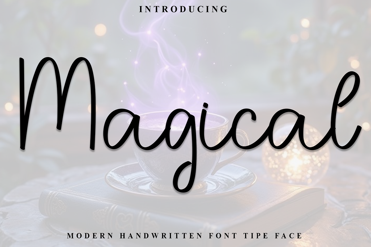 Magical, a Handwritten Font by FreshTypeINK (Photo 1 of 8)