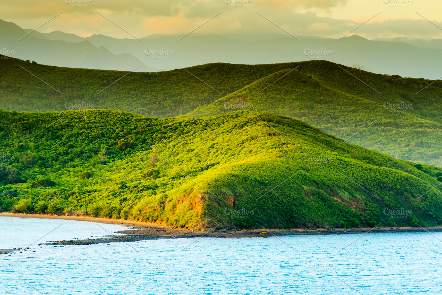 Noumea Sunset Landscape, a Nature Photo by THP Creative