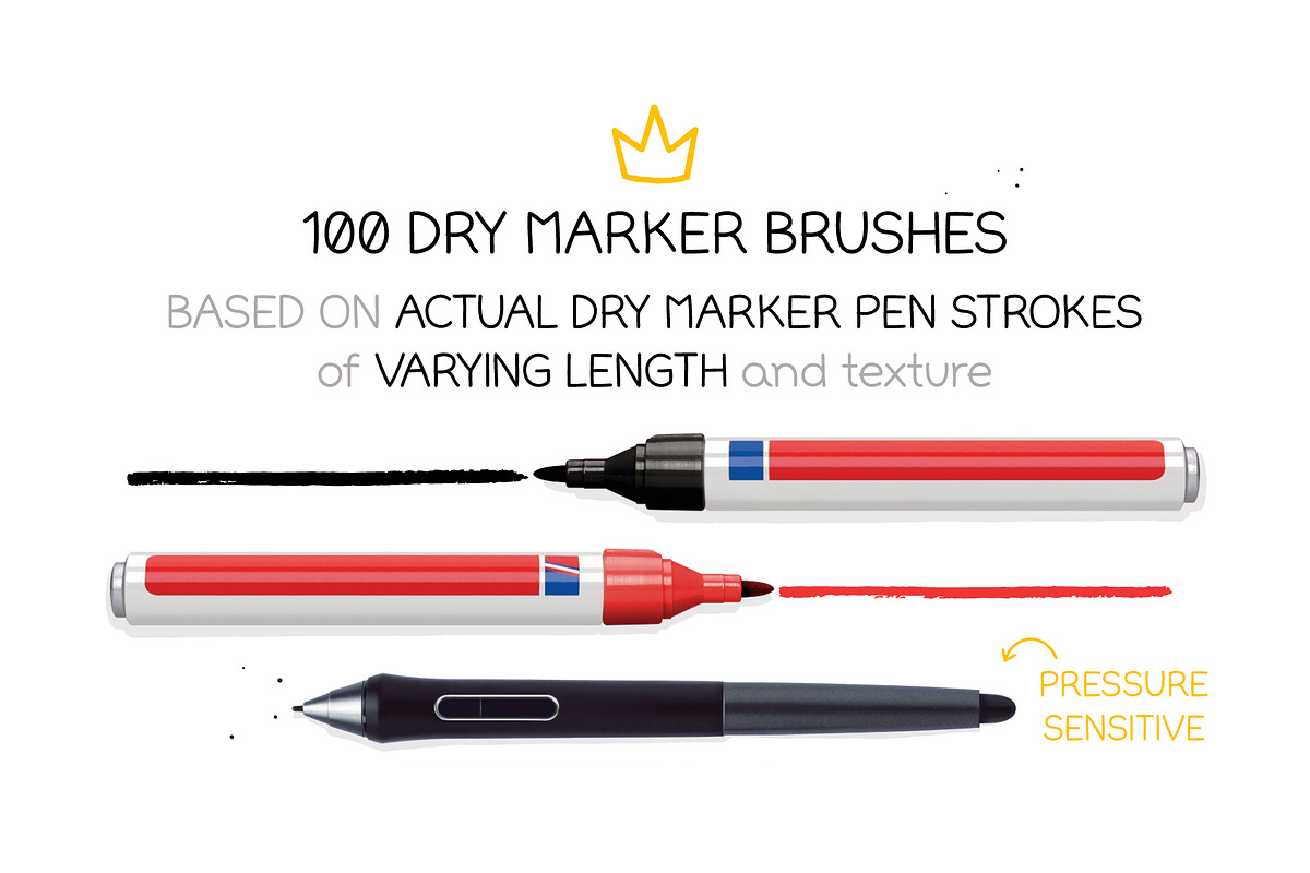 Dry Marker Brushes, a Brush Add-On by Side Project (Photo 2 of 7)