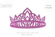 Princess crown svg tiara cut file, an Object Illustration by DigitalArsiart (Thumbnail 6 of 6)