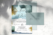 Abstract Watercolor and gold shapes, an Object Graphic by SimpleWishesArt (Thumbnail 8 of 13)